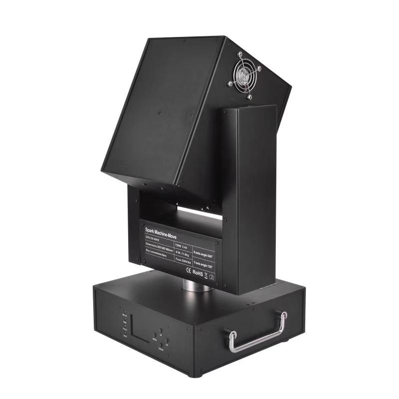 750w 360 Moving Head Cold Spark Firework Machine Sparkle Machine for Stage