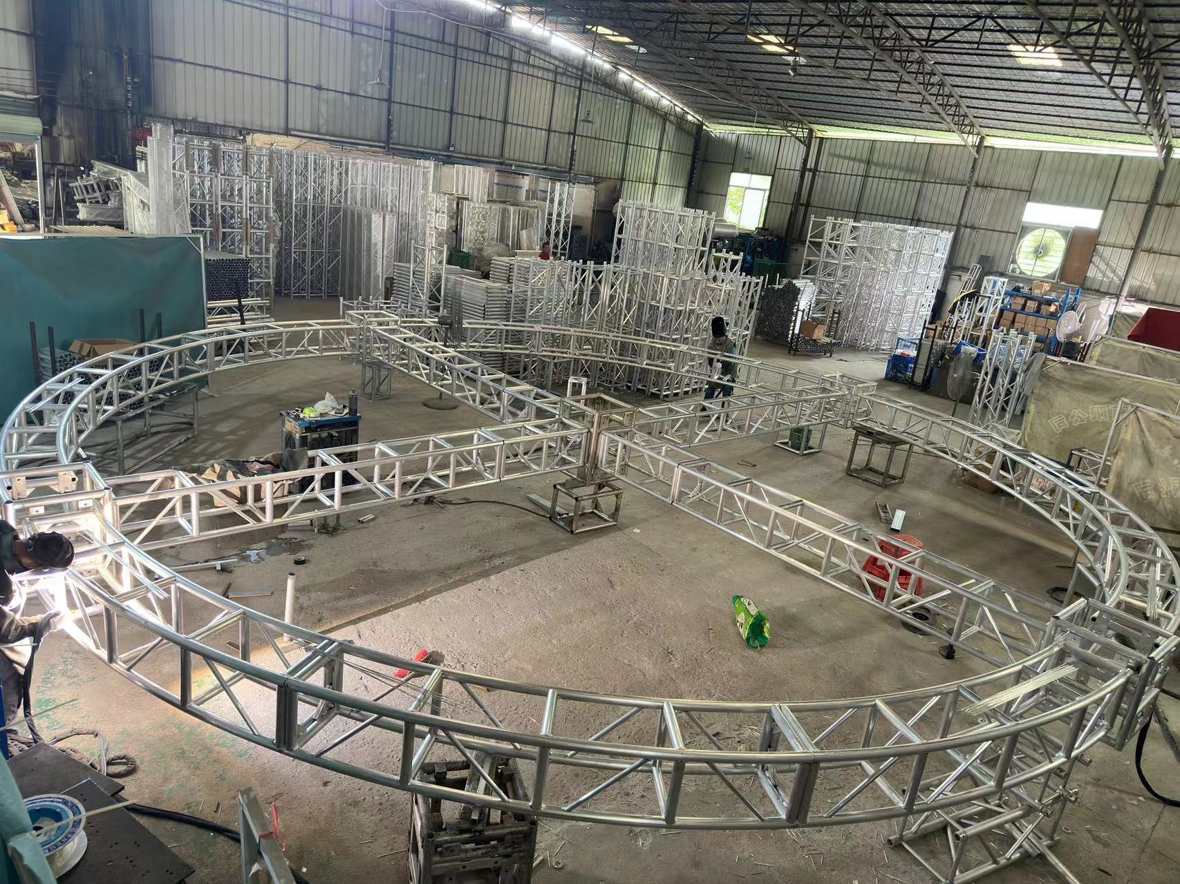 Aluminum Alloy Stage Truss , Thomas Bolt Truss For Concerts / Displays