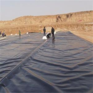 Wholesale 0.75mm HDPE Geomembrane Fish Farm Pond Liner for Aquaculture ASTM GRI-GM13 Standard from china suppliers