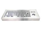 Dust Proof Metal Industrial Computer Keyboard With Trackball 86 Keys