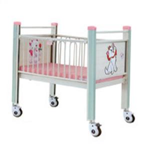 Wholesale Mobile Powder Coating Steel Platform Medical Children Hospital Baby Crib Hospital Infant Bed Hospital Newborn Baby Crib from china suppliers