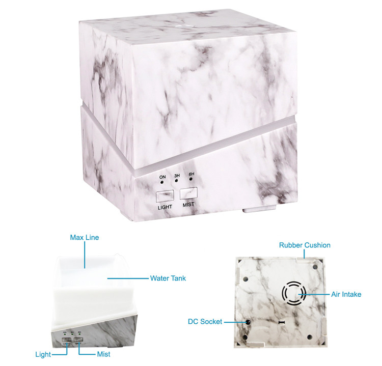 300ml Ultrasonic Home Fragrance Mist Humidifier mable grain Electric Aroma Diffuser