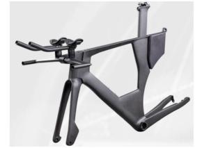 Wholesale 700*25C Carbon Track Bike Frame Carbon Fiber Toray T800 Carbon Fiber Frame Fixed Gear from china suppliers