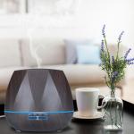 Remote control Ultrasonic 550ml with Colourful Night Light Wood Grain Aroma