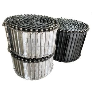 Wholesale Cnc Machine Steel Scraps Chips Stainless Steel Conveyor Belt Hinged Metal Belts from china suppliers
