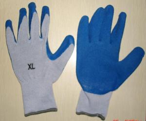 Wholesale Cut Resistant Scaffolding Safety Products Gloves / Cotton Crinkle Latex Gloves from china suppliers