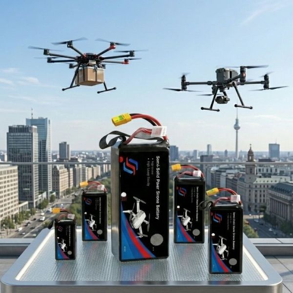 Semi-Solid-State Lithium-Ion Battery for Surveillance Drones