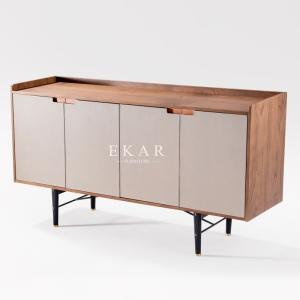 Wholesale Dining Room French Design 4 Door Metal Base Wooden Modern Sideboard from china suppliers