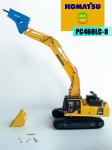 Komatsu PC460LC-8 1/50 Alloy Excavator Model Hydraulic Breaker Collectible