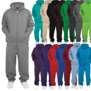 Wholesale Plus Size Cotton Polyester Track Suits , Blank Mens Jogger Tracksuit Multicolor from china suppliers