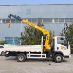 Sinotruk 3 ton 4 ton crane truck Knuckle Boom Truck Mounted Crane From Top Brand