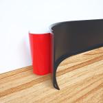 Peel-Stick Baseboard Molding Flexible Vinyl for Hassle-Free Wall Base Installati