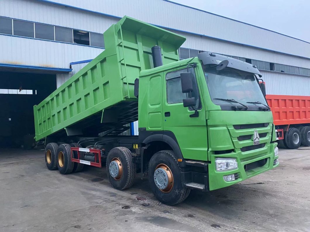 China Sinotruk HOWO 8X4 12 Wheels Used 50-60ton Heavy Duty Tippers Truck for Sale