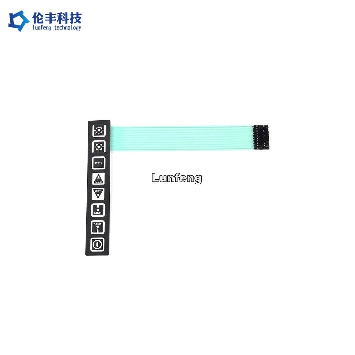 Matte Membrane Matrix Keypad , 3M9448 Waterproof Membrane Keypad