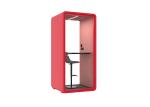 Clear glass 10mm laminated glass indoor acoustic booth silent cabin phone booth