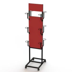 Wholesale 2 Sides Motorcycle Helmet POP Display Rack For Motor Shop from china suppliers