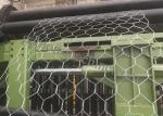 Heavy Duty 88x100mm Gabion Machine Double Rack Drive 5000mm Mesh