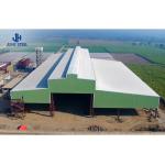 Q235/Q345B Grade Steel Metal Frame Construction for Prefabricated Workshop