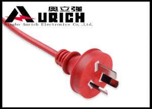 Wholesale Home Appliance AC Australia Power Cord , SAA Approved Three Prong Power Cable from china suppliers