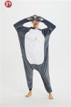 Wholesale Soft Cheap Grey Shark Festival Kigurumi Animal Pajamas Onesie