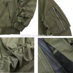 Anti Shrink Mens Casual Bomber Jackets , Zipper Sleeve Plain Bomber Jackets
