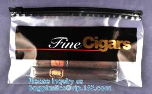Wholesale Slider Tobacco Bags, Zipper Cigar Pouches, Fine Tobacco, Slider Top Closure Polyethylene Bags from china suppliers