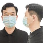 3 Layer Non Woven Medical Mask , Surgical Earloop Mask EN14683 CE