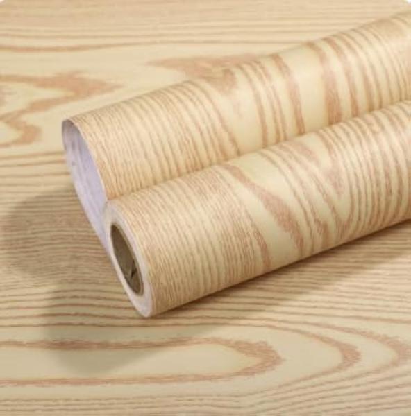 Pvc Wood Grain Vinyl Self Adhesive Wallpaper Pvc Decorative Film Roll For