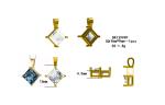 Gold Plated Wholesale 925 Sterling Silver Jewelry Fashion Women Necklace Lab