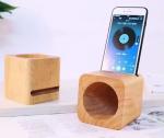 Universal Cell Phone Stand with Loudspeaker Holder Wooden Phone Stand Bamboo