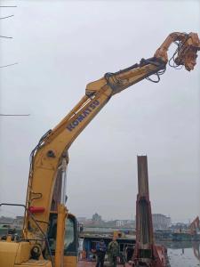 Wholesale Hydraulic Excavator Mounted Pile Driver For Water Bodies Construction Projects from china suppliers