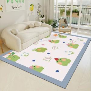 Wholesale 80*120cm Living Room Floor Carpets PVC Cartoon Animal Waterproof Carpet from china suppliers
