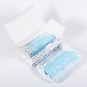 Wholesale Wholesale Blue 3 ply Earloop Disposable Face Mask from china suppliers