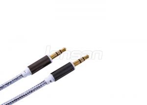 China Colorful Audio RCA Cable , Audio RA Cable Custom Length With Nylon Jacket on sale