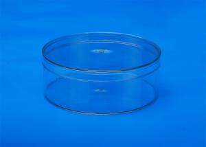 Wholesale Transparent PET Plastic Jars Crown Lid Sealing Type Round Shape 80G from china suppliers