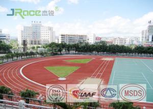 Wholesale Professional Tartan Track Surface 42 % Shock Absorption , Long Service Time from china suppliers