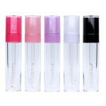 OEM empty lip gloss tube cute lipgloss tubes 5 colors Plastic Lip Gloss Tube