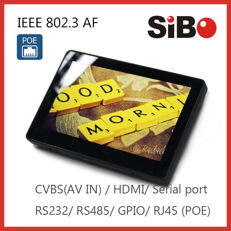 Wall Mountable 7" Android Tablet pc With WIFI Lan port RJ45 And POE for home automation
