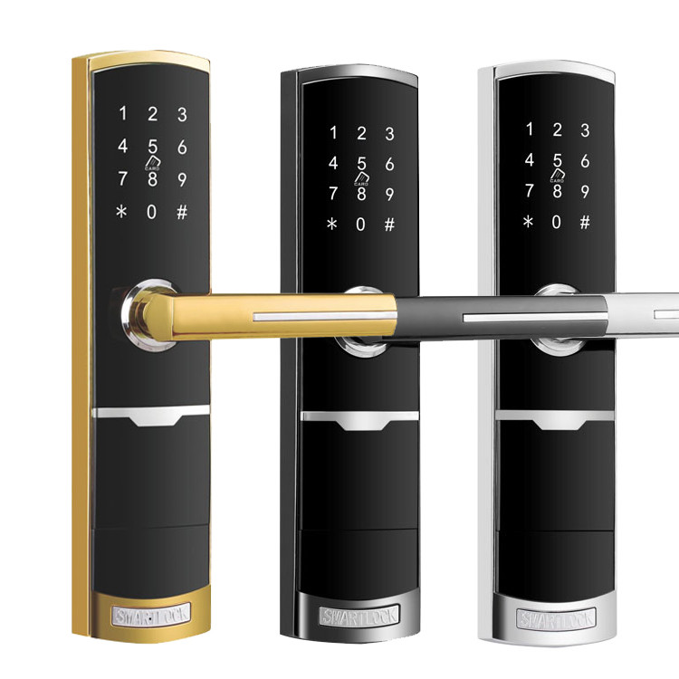 FCC Digital Smart Door Lock Office Password Unlock Apartment Zinc Alloy