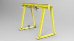MH10T Single Girder Gantry Crane Equipped With Safety Stopper 10T European Style