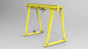 Wholesale MH10T Single Girder Gantry Crane Equipped With Safety Stopper 10T European Style Hoist from china suppliers