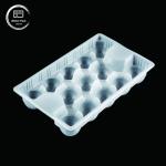 PP Food Freezer Tray with Dividers, Plastic Packaging for Mochi, Ice Cream, Rice