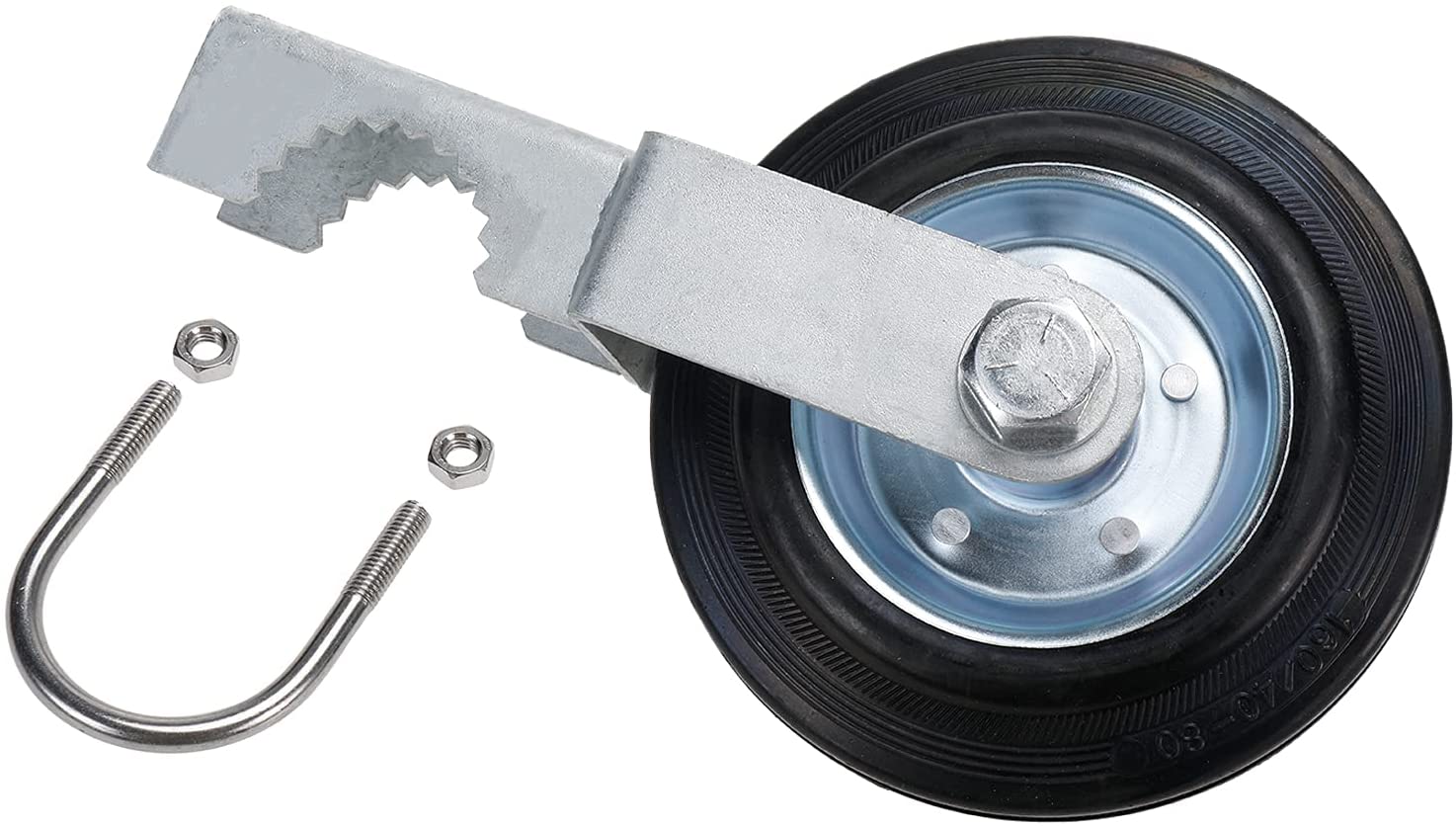 Hot Galvanized Gate Wheel for 6 Inch Under Mount Farm Gate Caster Garden Fence Wheels