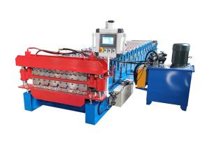 Wholesale 0.3-0.7mm Ppgi Roof Double Layer Sheet Roll Forming Machine from china suppliers