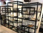 Shopping Mall Shoe Display Equipment / Large Shoe Shelf Customized Modelling