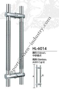 Wholesale Stainless steel door handle HL6014, dia32 X 600 from china suppliers