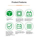 1000W 500W Portable Solar Panels Kit Battery Charger Generator Station For Home