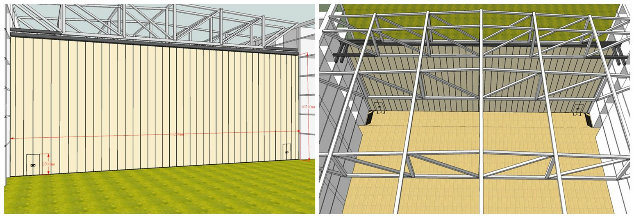 Acoustic Aluminum Edge Movable Partition Wall for Multi-Function Hall