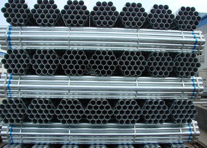DN200 Sch60 Q215 Hot Dip Galvanized Tube , Galvanised Steel Round Tube For Gas