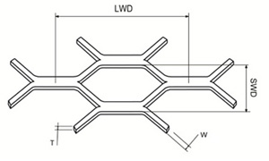 Low Carbon Steel Expanded Metal Mesh, With Galvanized & PVC Coated